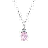 0.06 Karat Violet Taşlı Pırlanta Kolye
