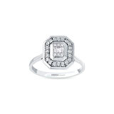 0.07 Karat Pırlanta Baget Yüzük