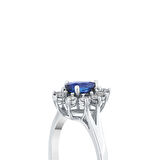 0.12 Karat Safir Taşlı Pırlanta Yüzük