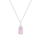 0.11 Karat Violet Taşlı Pırlanta Kolye
