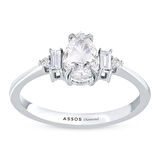 0.08 Karat Violet Taşlı Pırlanta Yüzük