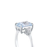 0.12 Karat Violet Taşlı Pırlanta Yüzük