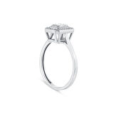 0.12 Karat Baget Pırlanta Yüzük