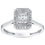 0.12 Karat Baget Pırlanta Yüzük