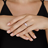 0.36 Karat Violet Taşlı Pırlanta Yüzük