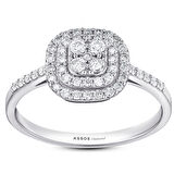 0.41 Karat Pırlanta Fantezi Yüzük