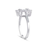 0.47 Karat Baget Pırlanta Yüzük