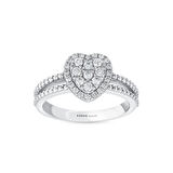 0.33 Karat Kalp Pırlanta Yüzük