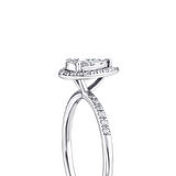 0.40 Karat Damla Formlu Pırlanta Fantezi Yüzük