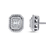 Baget Pırlanta Küpe