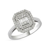 0.36 Karat Baget Pırlanta Yüzük