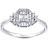 0.26 Karat Baget Pırlanta Yüzük