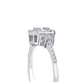 0.26 Karat Baget Pırlanta Yüzük