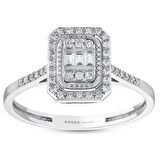 0.15 Karat Baget Pırlanta Yüzük