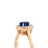 0.08 Karat Safir Taşlı Pırlanta Yüzük