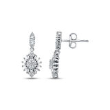 0.35 Karat Pırlanta Fantezi Küpe