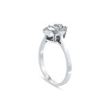 0.20 Karat Baget Taşlı Pırlanta Yüzük