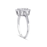 0.36 Karat Baget Pırlanta Yüzük