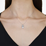 Pırlantalı Anne Çocuk Kolye