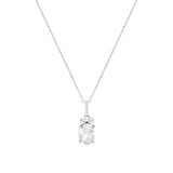 0.12 Karat Violet Taşlı Pırlanta Kolye
