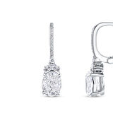 0.27 Karat Violet Taşlı Pırlanta Küpe