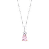 0.09 Karat Violet Taşlı Pırlanta Kolye