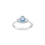 0.12 Karat Violet Taşlı Pırlanta Yüzük