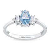 0.12 Karat Violet Taşlı Pırlanta Yüzük