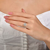 0.30 Karat Baget Pırlanta Yüzük