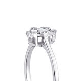 0.19 Karat Baget Taşlı Pırlanta Yüzük