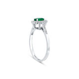 0.20 Karat Zümrüt Taşlı Pırlanta Fantezi Yüzük