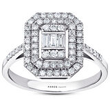 0.52 Karat Baget Pırlanta Yüzük