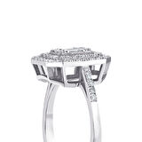 0.52 Karat Baget Pırlanta Yüzük