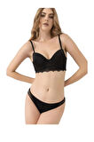 STORMED İç Giyim Kadın Dantelli Desteksiz Sütyen Takımı 1935