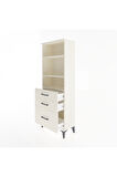 Arges Dolap 3 Raflı 3 Çekmeceli 60x30x163 Aytaşı-Aytaşı