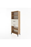 Arges Dolap 3 Raflı 2 Çekmeceli 60x30x163 Çam-Aytaşı