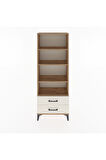 Arges Dolap 4 Raflı 2 Çekmeceli 60x30x163 Çam-Aytaşı
