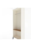 Arges Dolap Tek Raflı Kapaklı Tek Askılı 60x30x163 Aytaşı-Çam
