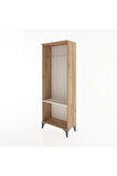 Arges Dolap Tek Raflı Kapaklı Tek Askılı 60x30x163 Çam-Aytaşı