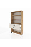 Arges Dolap 3 Raflı 2 Çekmeceli 88x30x163 Çam-Aytaşı