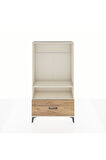 Arges Dolap 2 Raflı Tek Çekmeceli Tek Askılı 88x30x163 Aytaşı-Çam