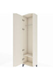 Arges Dolap Tek Raflı Tek Kapaklı Tek Askılı 44x30x182 Aytaşı-Aytaşı