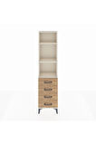 Arges Dolap 3 Raflı 4 Çekmeceli 44x30x182 Aytaşı-Çam
