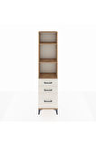 Arges Dolap 3 Raflı 3 Çekmeceli 44x30x182 Çam-Aytaşı