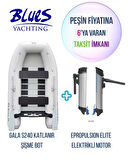 GALA S240 IZGARA TABANLI KATLANABİLİR ŞİŞME PVC BOT + ELITE