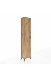 Arges Dolap 2 Raflı Tek Kapaklı Tek Askılı 44x30x221 Çam-Çam