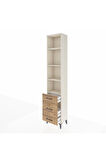 Arges Dolap 4 Raflı 3 Çekmeceli 44x30x221 Aytaşı-Çam