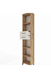 Arges Dolap 4 Raflı 2 Çekmeceli 44x30x221 Çam-Aytaşı