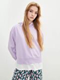 Düz Uzun Kollu Kadın Hoodie