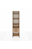 Arges Dolap 4 Raflı 2 Çekmeceli 60x30x221 Çam-Çam
